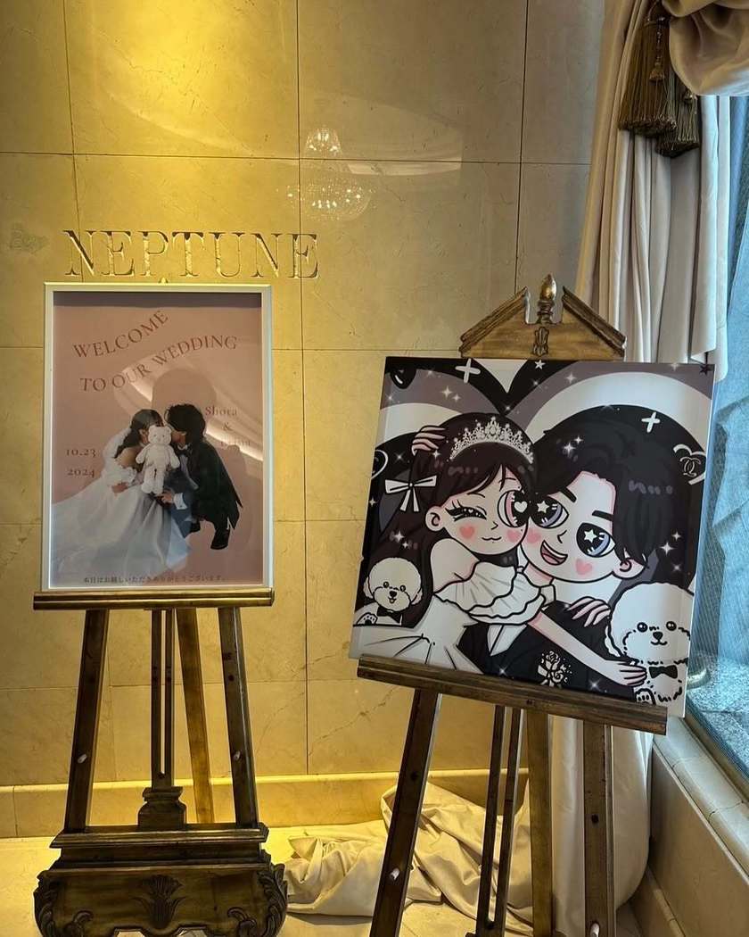 2025〜2026年に結婚式を挙げる花嫁さんへ♡写真メインのウェルカムボード最新お手本8選♡にて紹介している画像