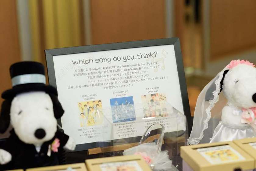 「推し」もいっしょに過ごしたい❤️‍🔥自分たちの好きに囲まれる【推し活ウェディング】アイデア8選にて紹介している画像