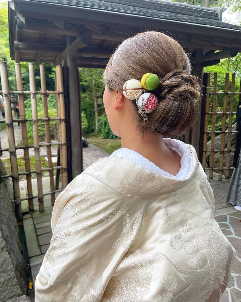 全部可愛くて、真似したくなる！最新の可愛い「和装ヘア」アレンジカタログ🌼👘にて紹介している画像