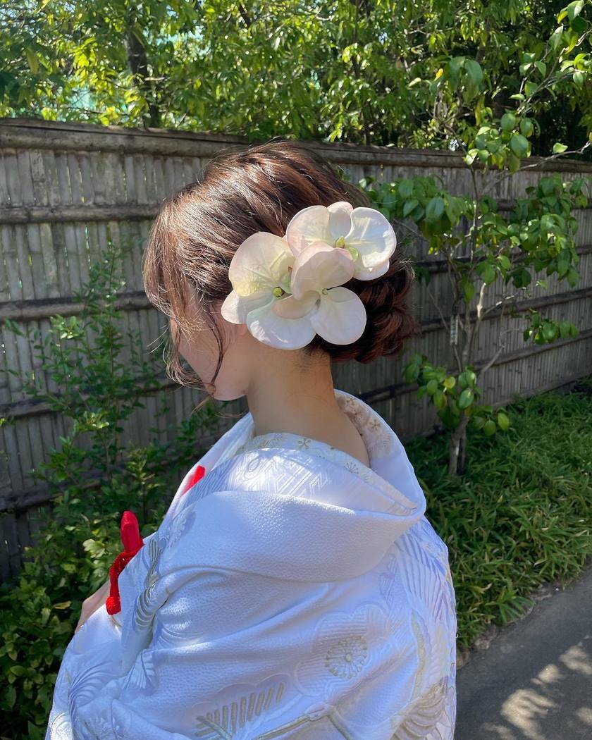 全部可愛くて、真似したくなる！最新の可愛い「和装ヘア」アレンジカタログ🌼👘にて紹介している画像