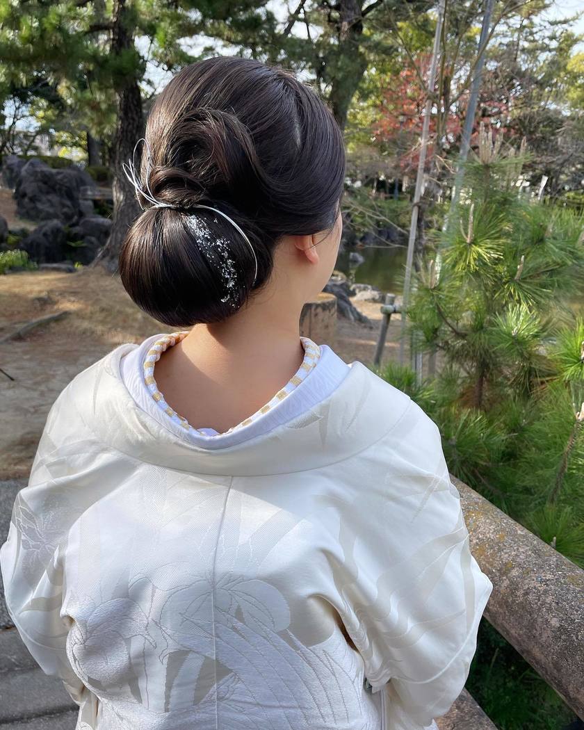 全部可愛くて、真似したくなる！最新の可愛い「和装ヘア」アレンジカタログ🌼👘にて紹介している画像