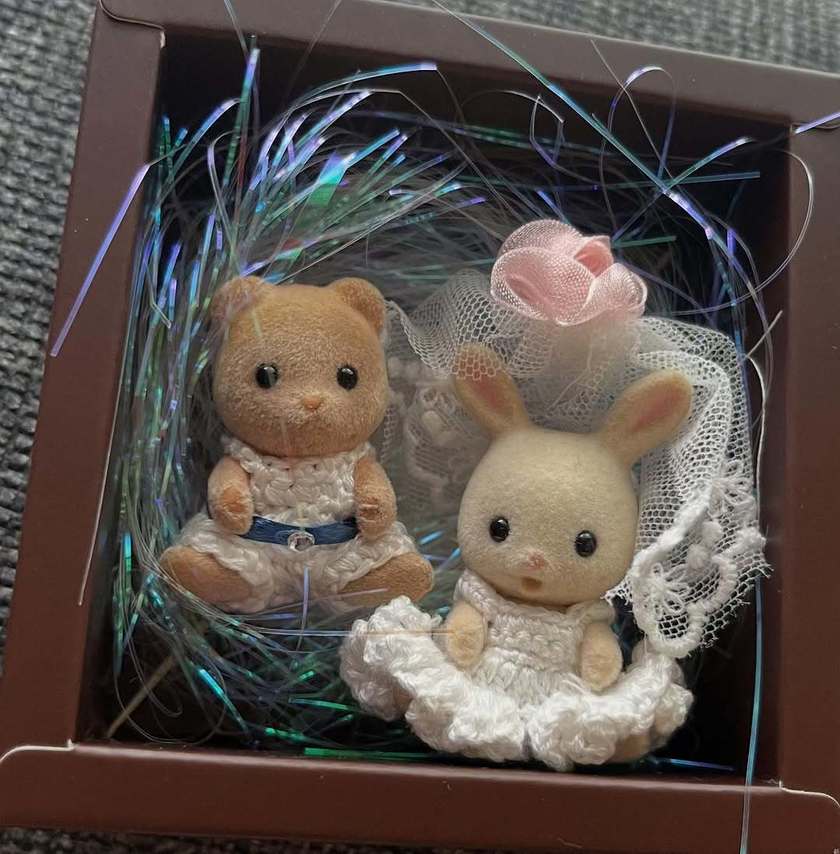 平和でかわいい世界観が再ブーム中♡「シルバニアファミリー」を取り入れたウェディングアイデア特集🐰🎀にて紹介している画像