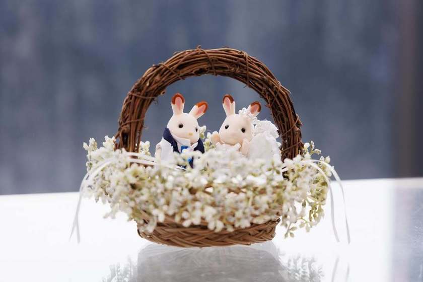 平和でかわいい世界観が再ブーム中♡「シルバニアファミリー」を取り入れたウェディングアイデア特集🐰🎀にて紹介している画像