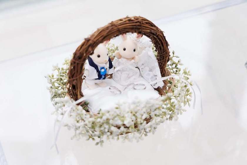 平和でかわいい世界観が再ブーム中♡「シルバニアファミリー」を取り入れたウェディングアイデア特集🐰🎀にて紹介している画像