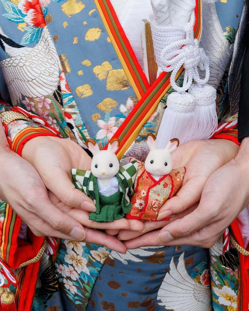 平和でかわいい世界観が再ブーム中♡「シルバニアファミリー」を取り入れたウェディングアイデア特集🐰🎀にて紹介している画像