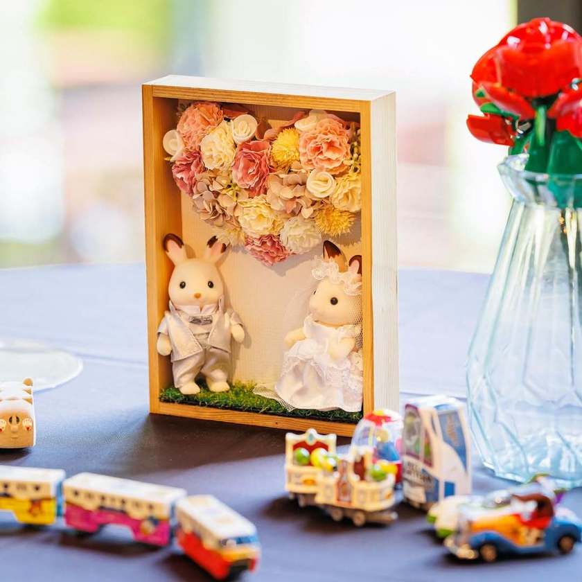 平和でかわいい世界観が再ブーム中♡「シルバニアファミリー」を取り入れたウェディングアイデア特集🐰🎀にて紹介している画像