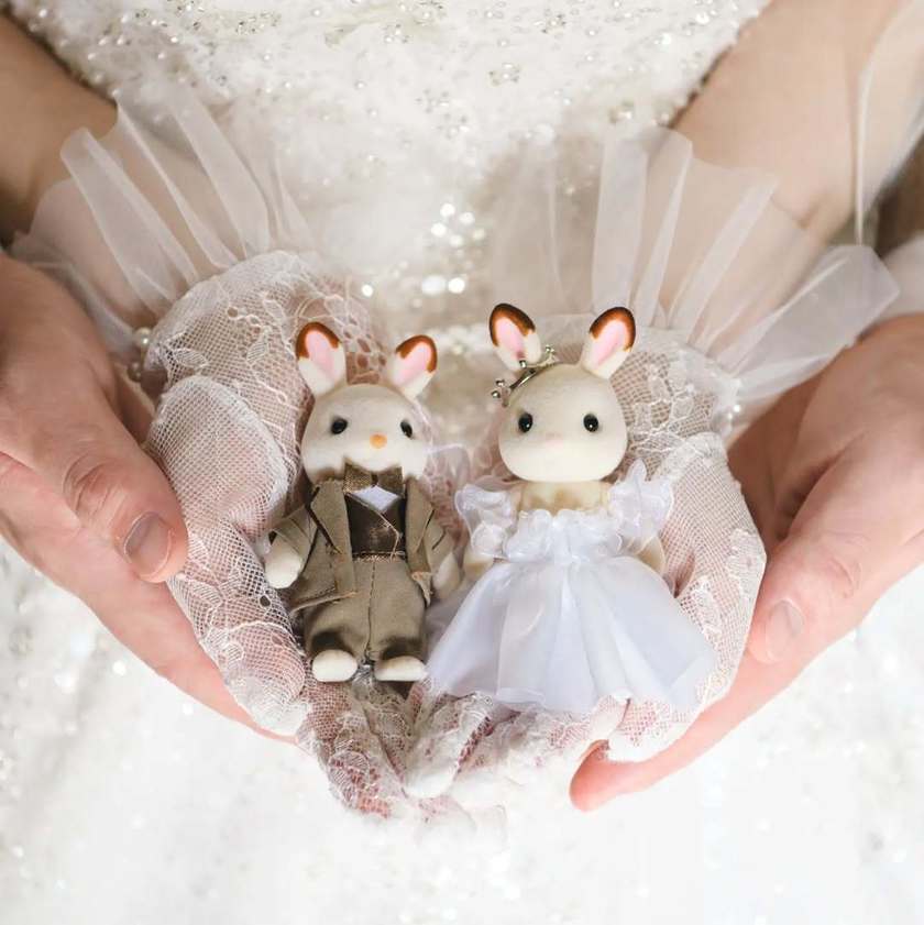 平和でかわいい世界観が再ブーム中♡「シルバニアファミリー」を取り入れたウェディングアイデア特集🐰🎀にて紹介している画像