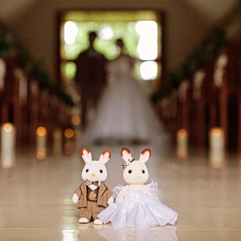 平和でかわいい世界観が再ブーム中♡「シルバニアファミリー」を取り入れたウェディングアイデア特集🐰🎀にて紹介している画像