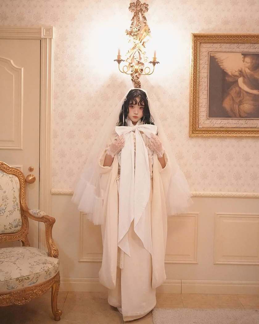 かわいい＋個性の新境地🎀和装×リボン結びで叶える最旬コーディネート特集🩵にて紹介している画像