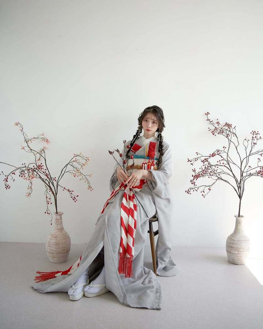 かわいい＋個性の新境地🎀和装×リボン結びで叶える最旬コーディネート特集🩵にて紹介している画像