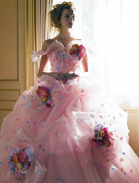 Cinderella-Inspired ♡ Yumiko Katsura's Adorable Floral Colored Dress! ♡にて紹介している画像