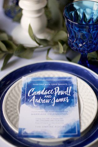 絵具で簡単花嫁DIY♡オリジナル水彩画ペーパーアイテムを作ろう！にて紹介している画像