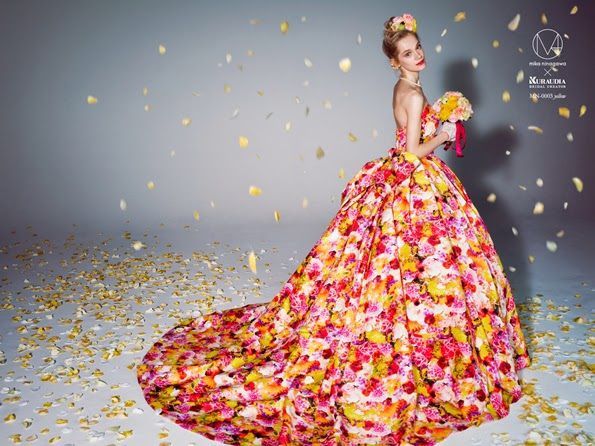 フラワープリンセスに変身＊人気ブランドのお花のボールガウンドレスにきゅん♡にて紹介している画像