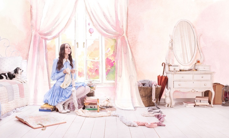 【水彩画でフォトブース！？】話題の水彩で一気にお洒落なウェディングフォト＊にて紹介している画像