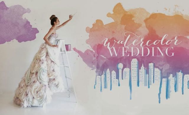 【水彩画でフォトブース！？】話題の水彩で一気にお洒落なウェディングフォト＊にて紹介している画像