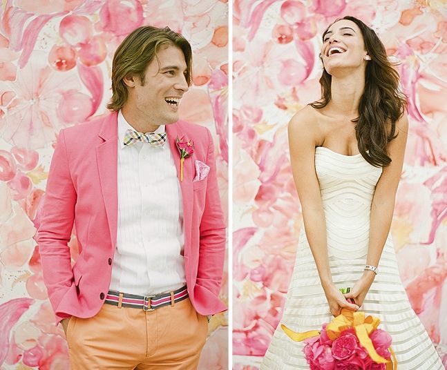 【水彩画でフォトブース！？】話題の水彩で一気にお洒落なウェディングフォト＊にて紹介している画像