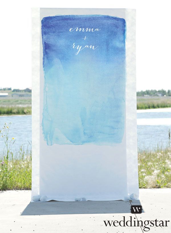 【水彩画でフォトブース！？】話題の水彩で一気にお洒落なウェディングフォト＊にて紹介している画像