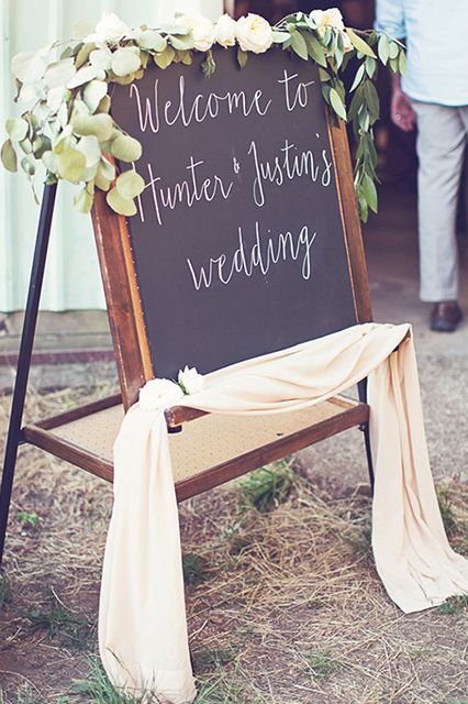 黒板とチョークで！海外風おしゃれウェルカムボードの作り方＊にて紹介している画像