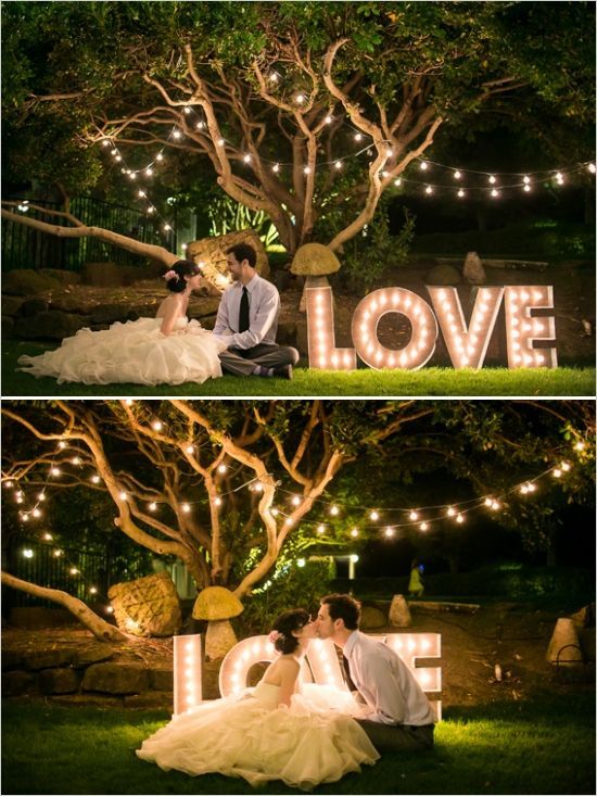 Embrace the Light: Create a Romantic Atmosphere at Your Night Wedding!にて紹介している画像