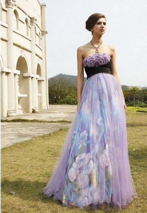 幻想的可愛さ＊水彩画風花柄ドレスに恋をした♡にて紹介している画像