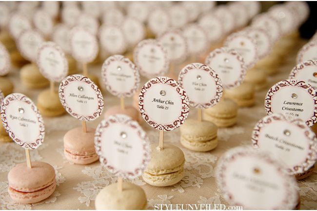Essential Item for a Chic Overseas Party: Cute DIY 'Escort Cards'♩にて紹介している画像