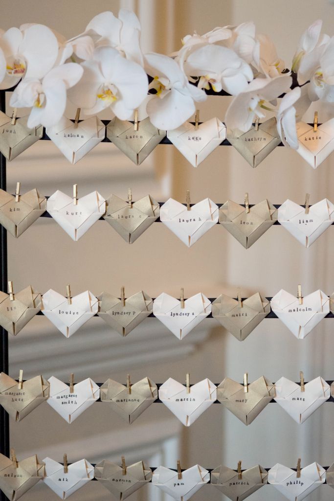 Essential Item for a Chic Overseas Party: Cute DIY 'Escort Cards'♩にて紹介している画像