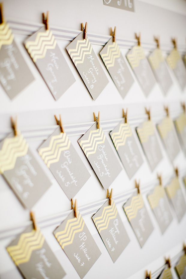 Essential Item for a Chic Overseas Party: Cute DIY 'Escort Cards'♩にて紹介している画像