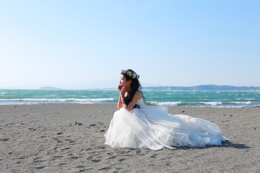 "Discover the Adorable Atelier 'Luck' in Zushi, Kanagawa for the Perfect Pre-Wedding Photos!"にて紹介している画像