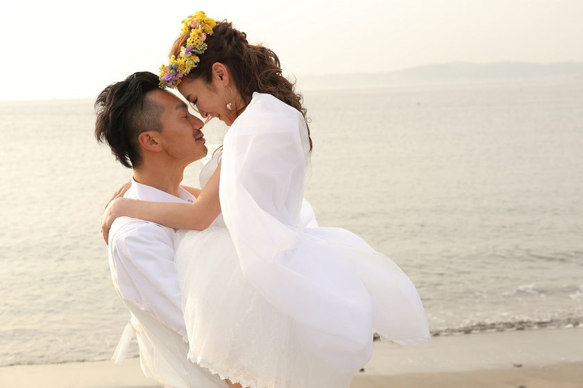 "Discover the Adorable Atelier 'Luck' in Zushi, Kanagawa for the Perfect Pre-Wedding Photos!"にて紹介している画像