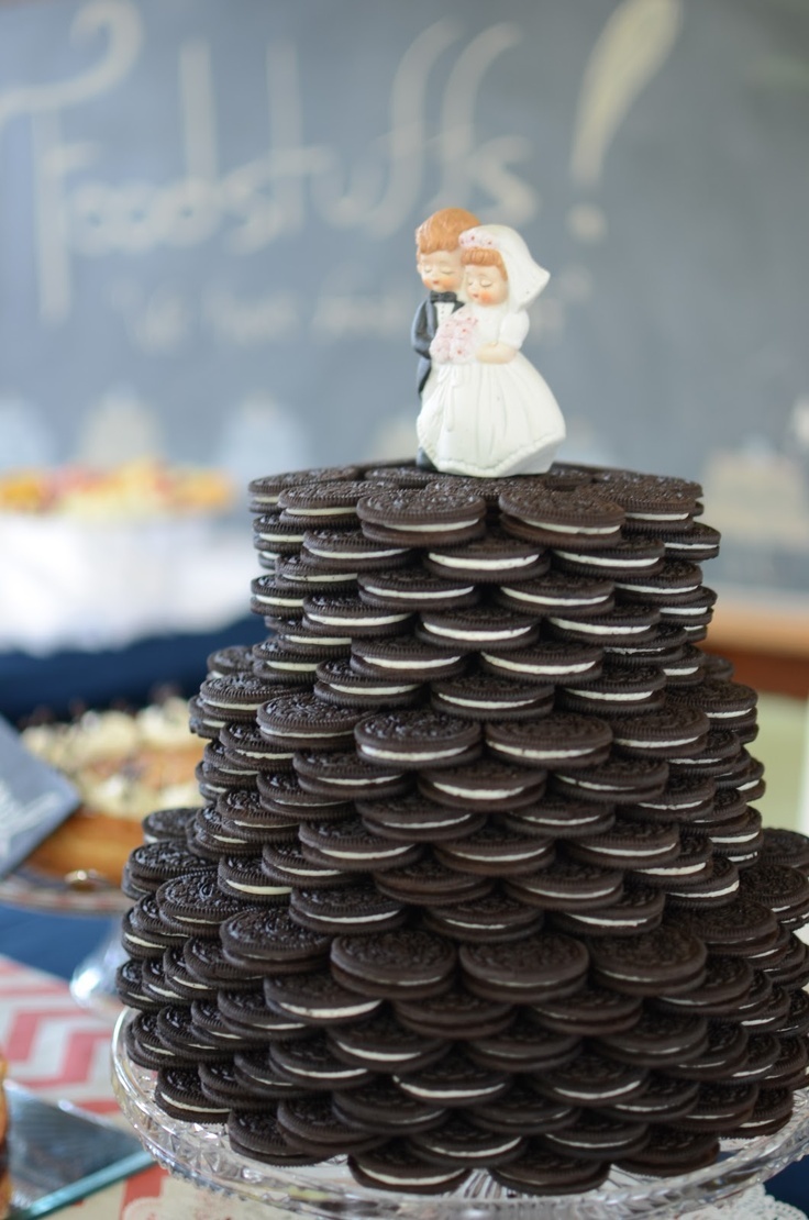 Classic Nostalgic Cookies! Wedding Cake Made with 'Oreo' ♡にて紹介している画像