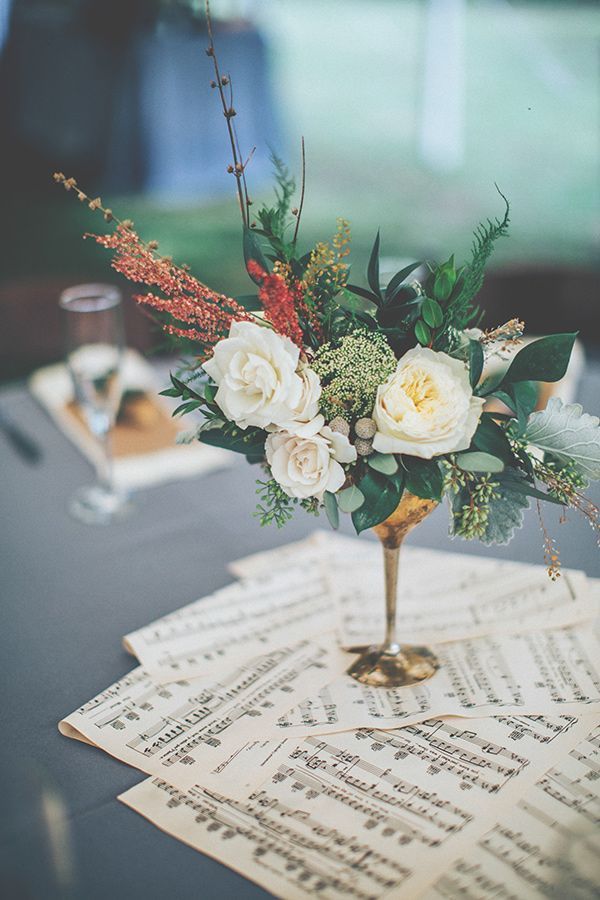 Charming Wedding Ideas Inspired by Sheet Music for Cute Music Lovers♡にて紹介している画像
