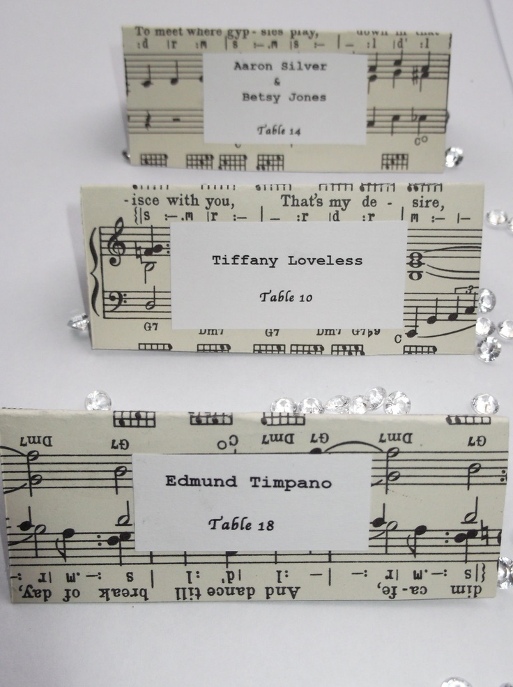 Charming Wedding Ideas Inspired by Sheet Music for Cute Music Lovers♡にて紹介している画像
