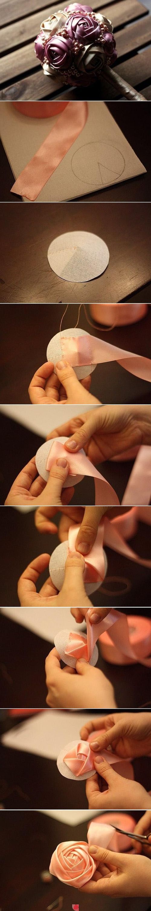 A Timeless Keepsake: Create a Memorable Bouquet with the Trendy "Ribbon Rose" ♡にて紹介している画像