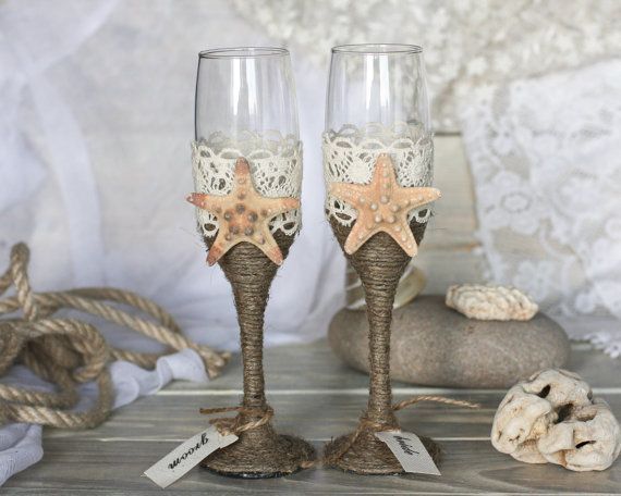 Dressing Up Champagne Glasses for Toasts: A Special Feature of Glass Dress Ideas ♩にて紹介している画像