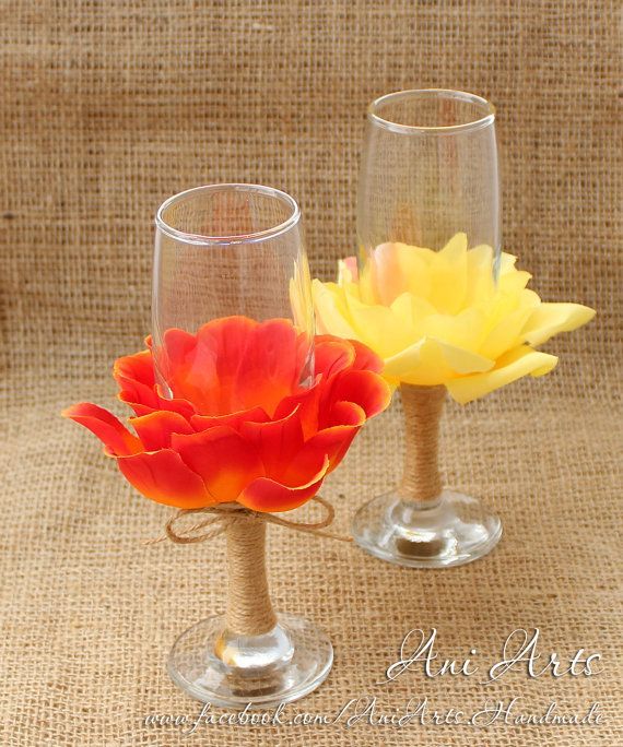 Dressing Up Champagne Glasses for Toasts: A Special Feature of Glass Dress Ideas ♩にて紹介している画像