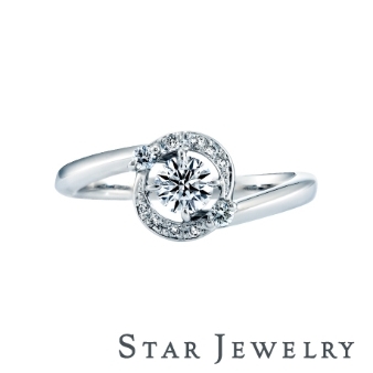 "Sparkle the Heart of Girls! Romantic Engagement Rings from STAR JEWELRY ♡"にて紹介している画像