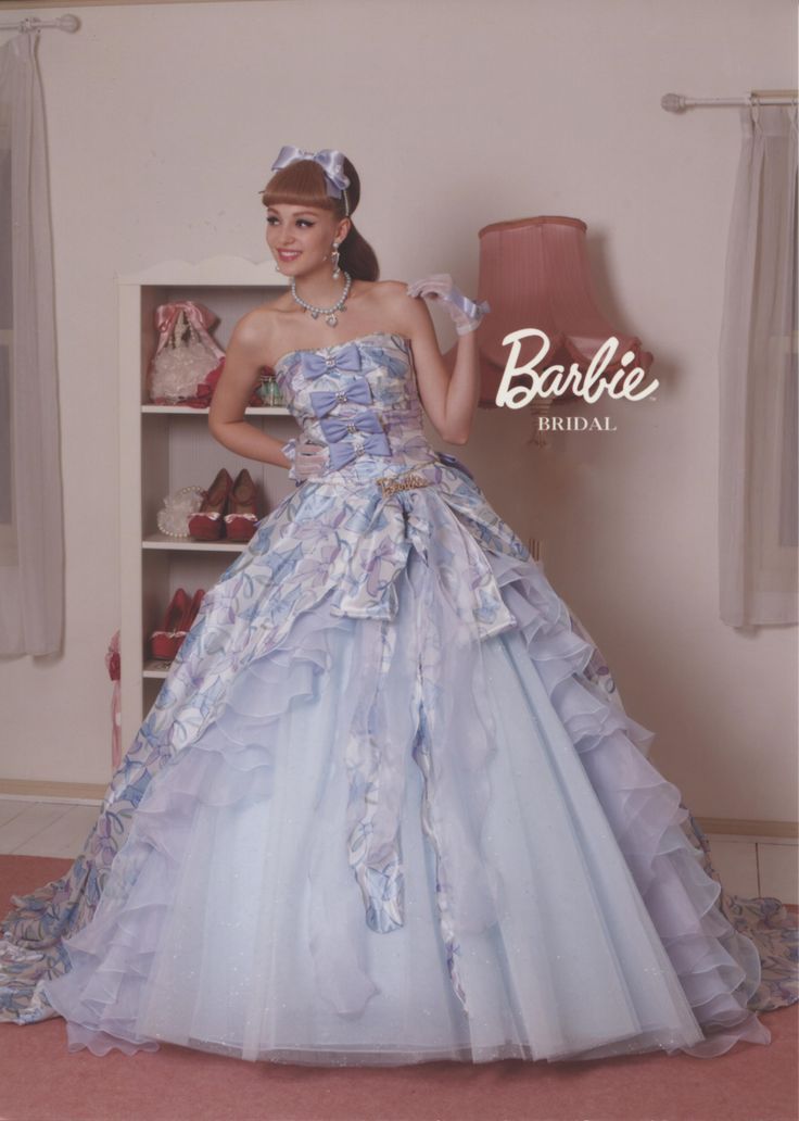 Featuring a Big Bow! Barbie Bridal Dresses That Are Adorable ♡にて紹介している画像