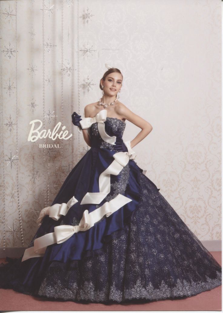 Featuring a Big Bow! Barbie Bridal Dresses That Are Adorable ♡にて紹介している画像