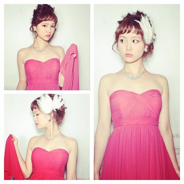 Rumiヘアアレンジ第２弾！花嫁もゲストも好きが見つかるスタイルBook♡にて紹介している画像