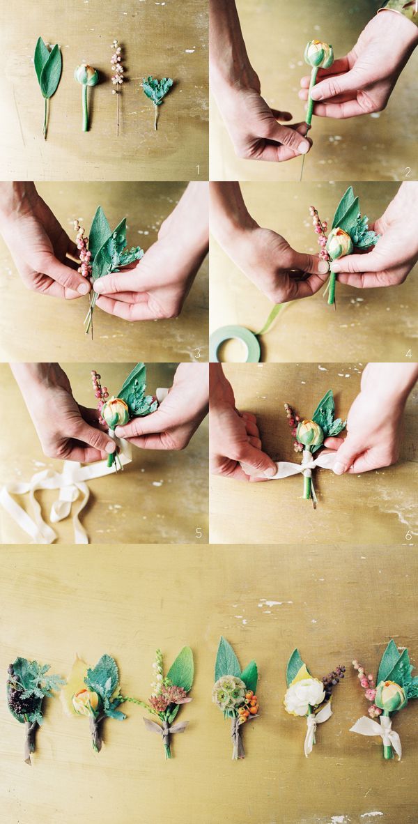 "Gathering Stylish Images of the Groom's Boutonniere: A Chic Corsage for the Occasion"にて紹介している画像