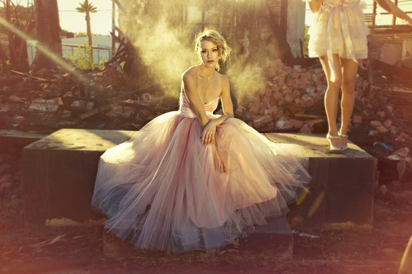 桃色ラブリー♡ほんのりピンクカラーのweddingドレスが可愛すぎる♡にて紹介している画像