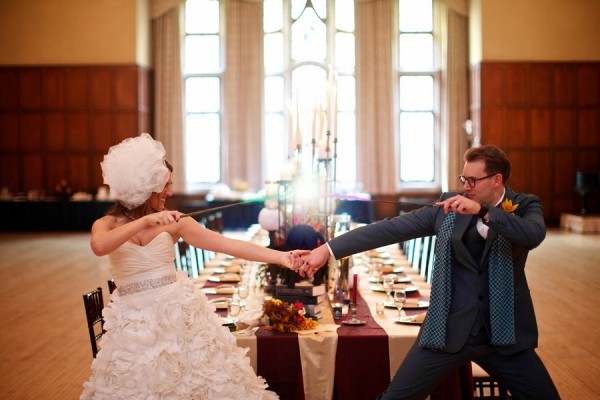 A Harry Potter-Themed Wedding at Hogwarts School of Witchcraft and Wizardry ♡にて紹介している画像