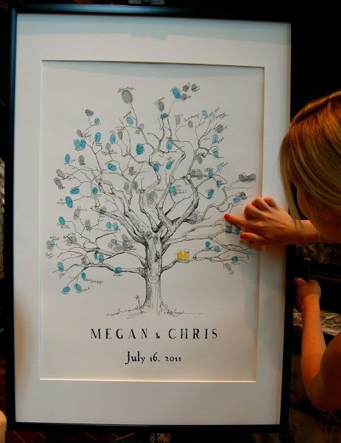 One-of-a-Kind ♡ Wedding Items Crafted with Fingerprints!にて紹介している画像