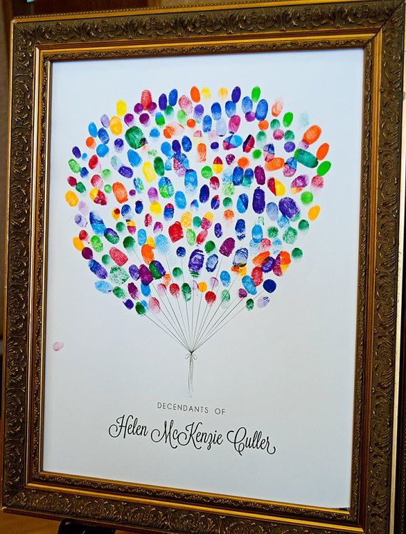 One-of-a-Kind ♡ Wedding Items Crafted with Fingerprints!にて紹介している画像