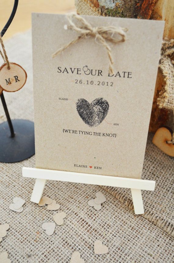 One-of-a-Kind ♡ Wedding Items Crafted with Fingerprints!にて紹介している画像