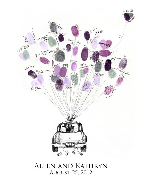 One-of-a-Kind ♡ Wedding Items Crafted with Fingerprints!にて紹介している画像