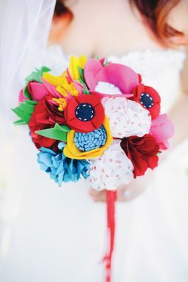 カラフル♡レインボーカラーのブーケが華やかでとっても可愛い♡にて紹介している画像