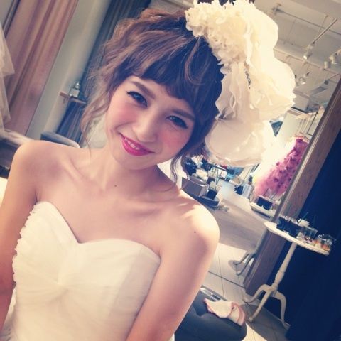 雰囲気が変わる！花嫁の為の特別な日の『前髪アレンジ』まとめ♡にて紹介している画像