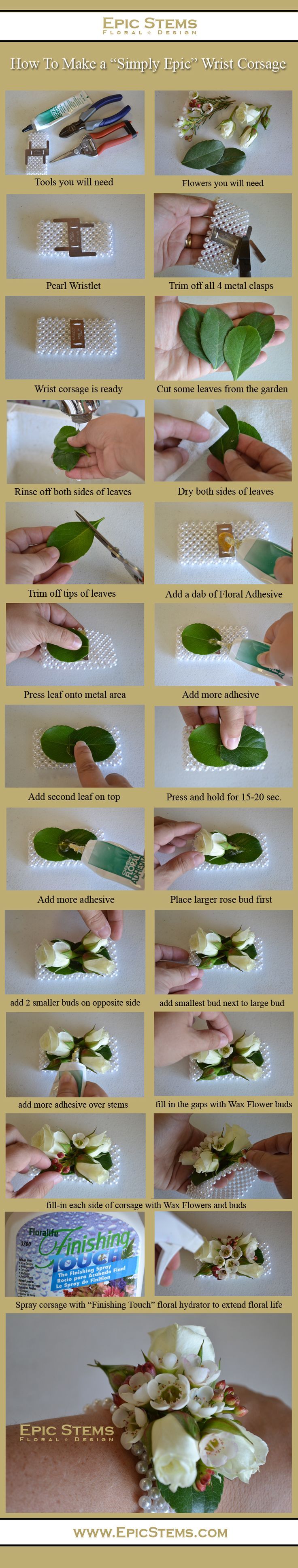 DIY It Yourself! How to Create a 'Wrist Bouquet' That Will Make Your Hands 100 Times Cuter ♡にて紹介している画像