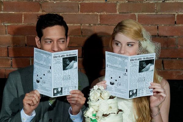 Extra Edition for Guests! The Trend of "Bridal Newspapers" Capturing the History of the Newlyweds is on the Rise♡にて紹介している画像